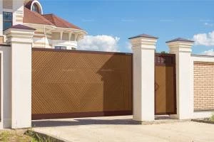 Уличные откатные ворота премиум, 2600х2000