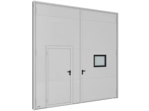 Распашные гаражные ворота серии sg-ss 3000x3500