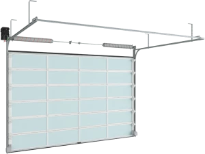 Рулонные ворота для автомойки с механизмом серии isd02 3800x4000
