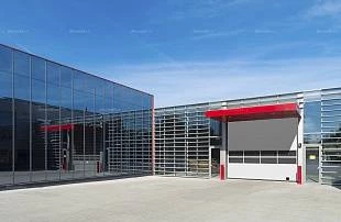 Панорамные секционные ворота DoorHan серии isd02, 3600x3200