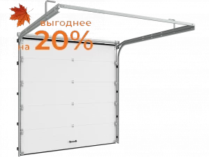 Секционные гаражные ворота с торсионными пружинами из алюминиевых панелей (люкс) серии rsd02lux (термостойкие) (3000*1800)