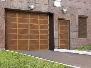 Секционные ворота премиум кантри, 2600х2300