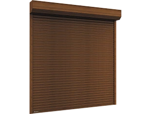 Рулонные ворота утепленные из профиля серии rh77m 4500x1600